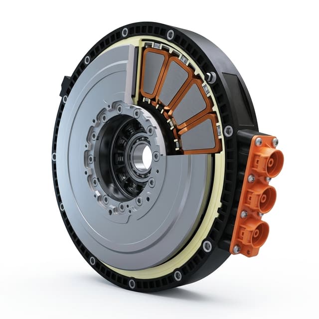 EV axial flux traction motor core reference
