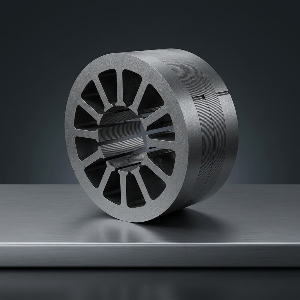 Axial flux stator segment geometry for pitch and air gap review