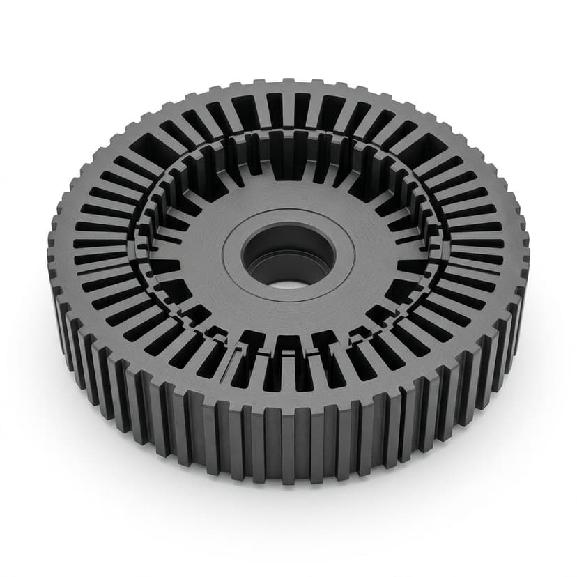 AFPM stator core and axial flux magnetic path reference